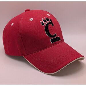 Cincinnati Bearcats Red Strap Back Adjustable Hat Cap Gear For Sports UC VTG